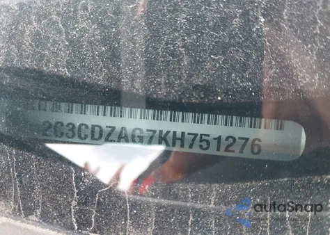 2019 Dodge Challenger Sxt from USA, damaged, VIN 2C3CDZAG7KH751276